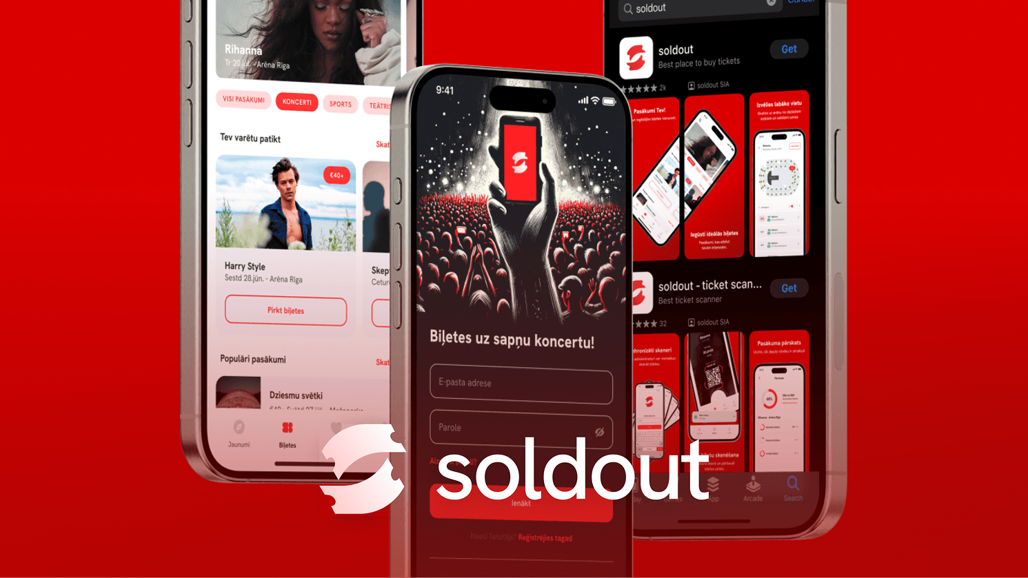 Dezain Studio logo for soldout app