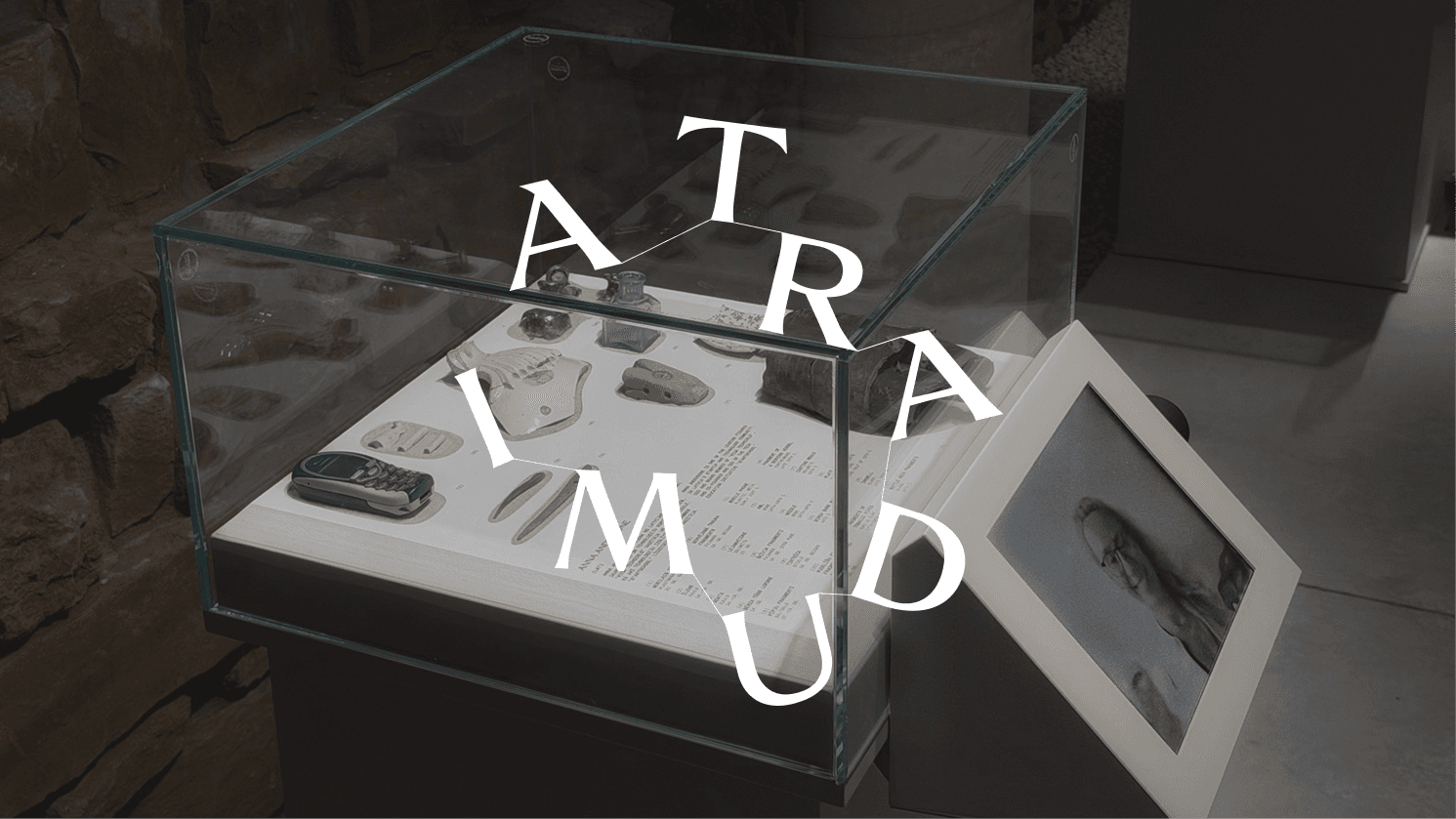 Design for the archaeological exhibition “ATRADUMI" ("Finds")