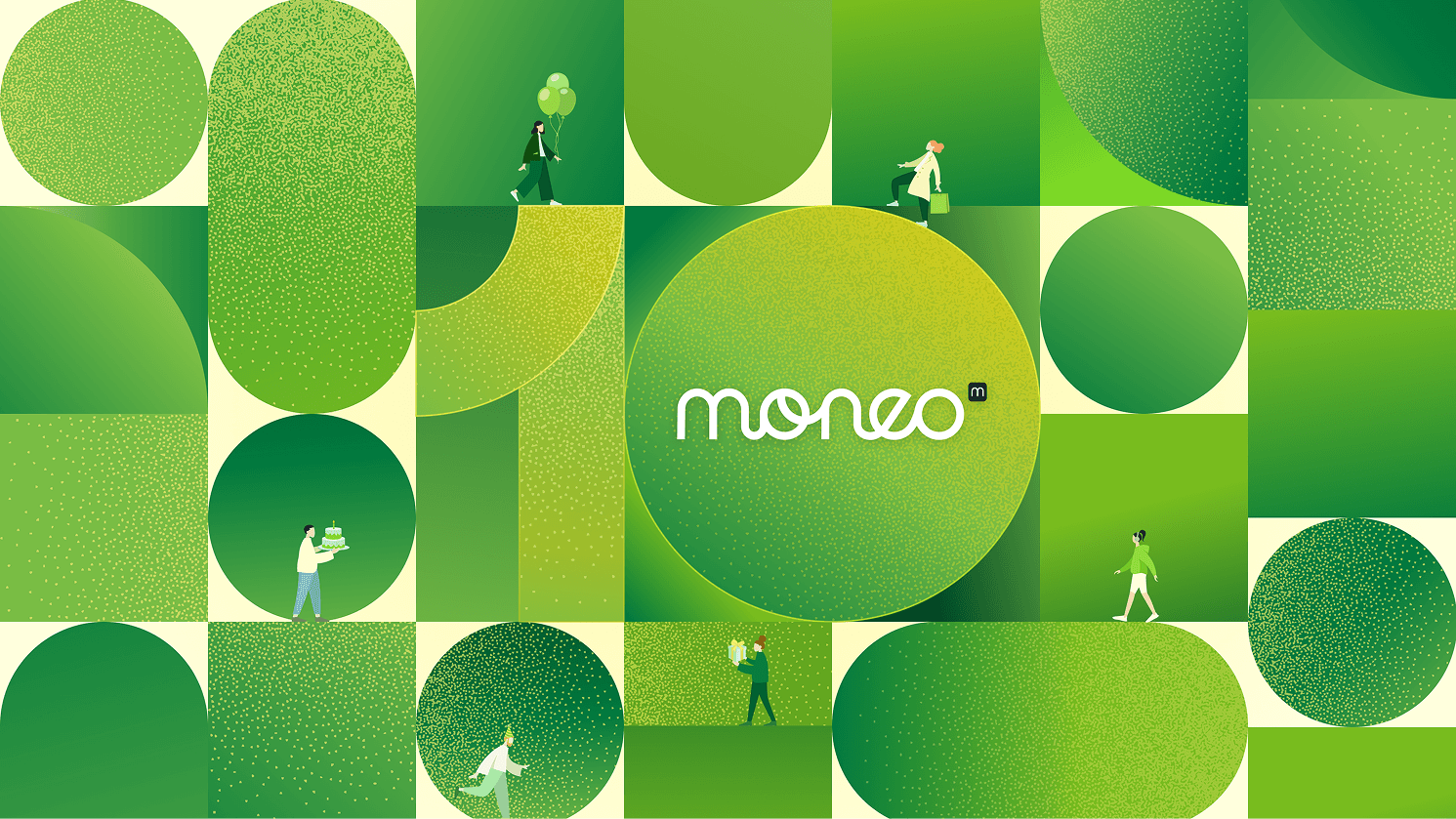 Moneo 10 Year Anniversary Logo: Decade of Leadership
