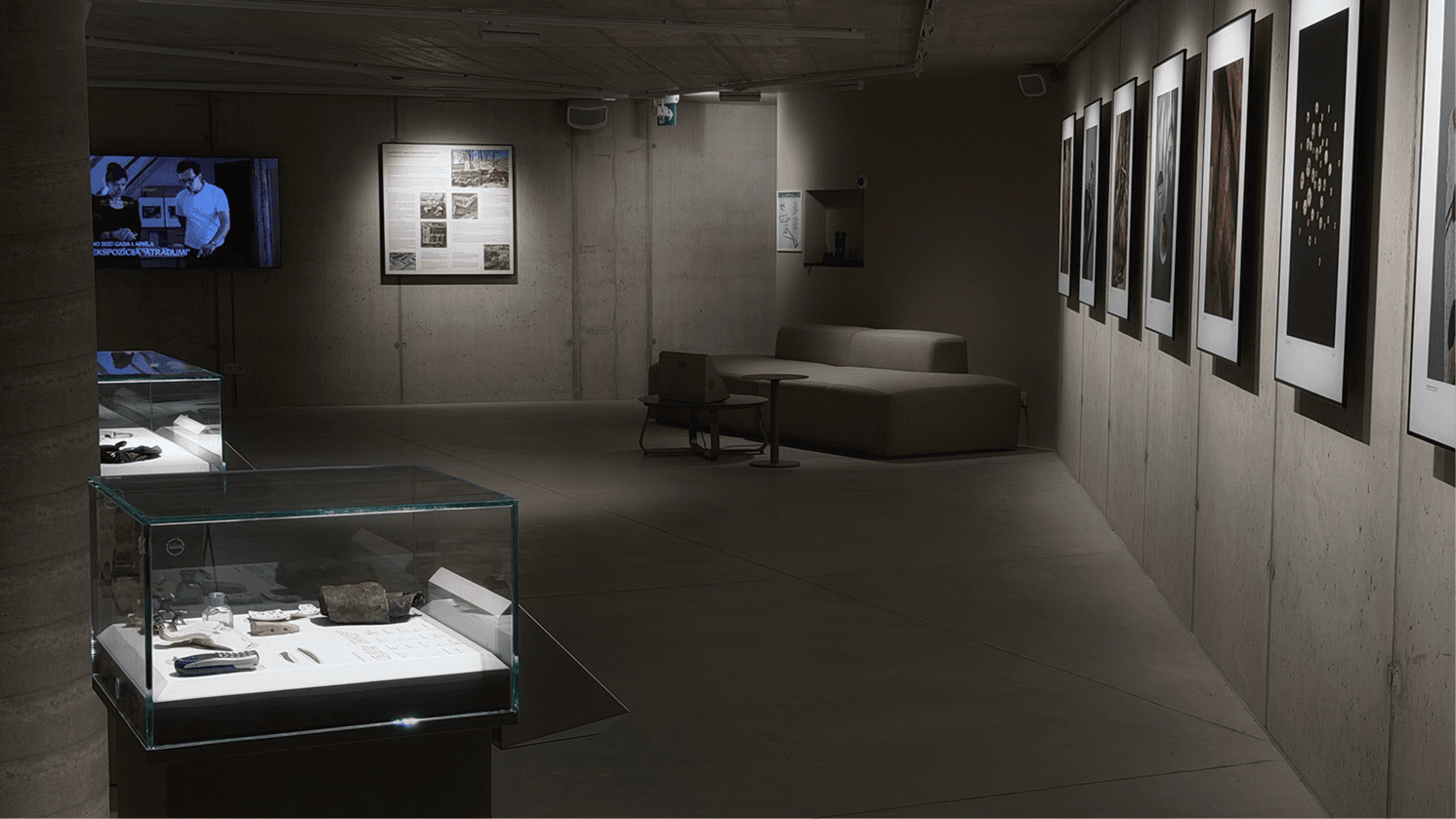 ATRADUMI archaeological exhibition at Draugu nams Gallery in Cēsis