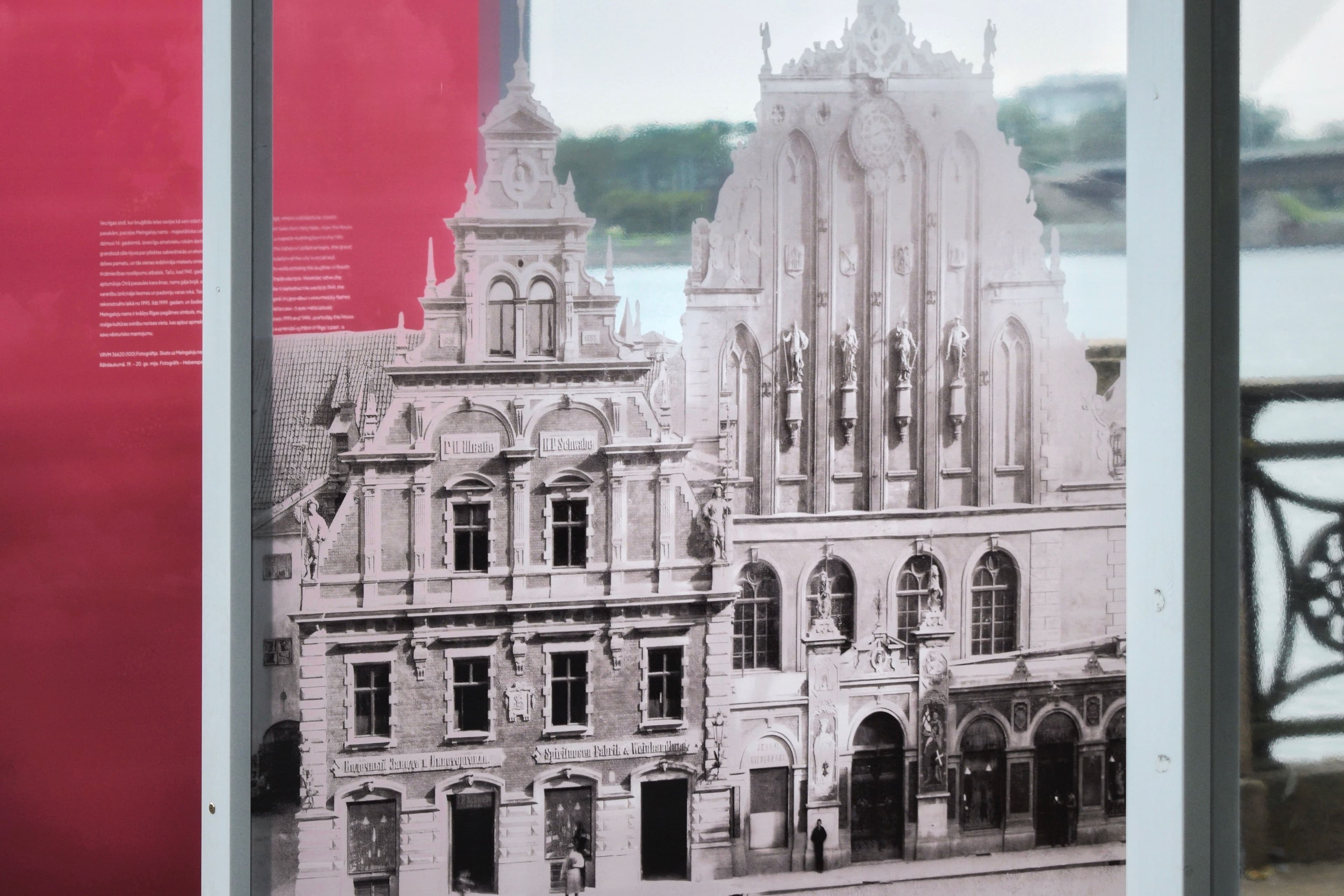 Close up of archive photo of House of Blackheads